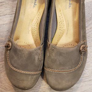 CLARKS Collection Roseville Sky Suede Leather Upper in Brown